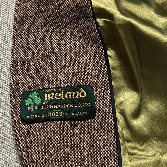 OLD SCHOOL J CREW JOHN HANLEY WOOL BLAZER SIZE 8 - Picture 8 of 12